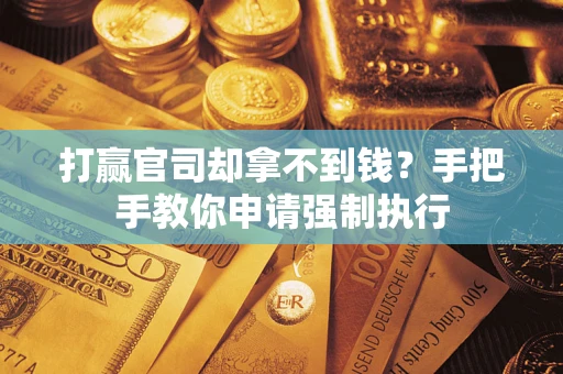 北京打赢官司却拿不到钱？手把手教你申请强制执行