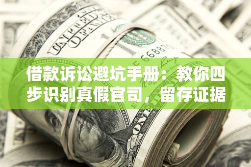 北京借款诉讼避坑手册：教你四步识别真假官司，留存证据不踩雷