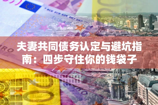 北京夫妻共同债务认定与避坑指南：四步守住你的钱袋子