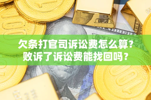 北京欠条打官司诉讼费怎么算？败诉了诉讼费能找回吗？