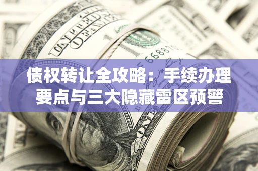 北京债权转让全攻略：手续办理要点与三大隐藏雷区预警